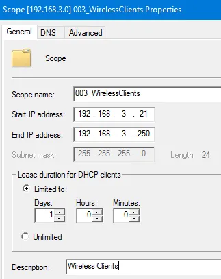 A shortened Lease Duration.