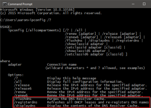 Ipconfig registerdns ошибка регистрации dns записей